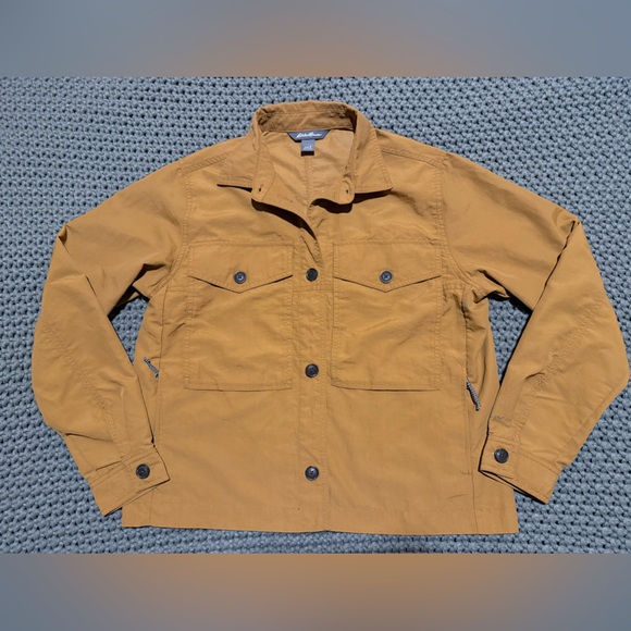 Tan Button-Up Jacket - Picture 1 of 9